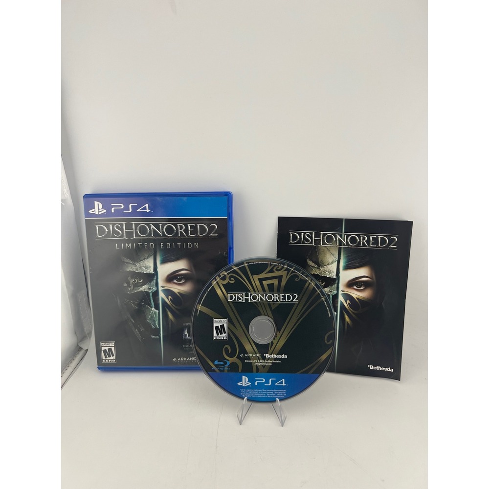 Dishonored 2 Limited Edition Sony PlayStation 4 PS4 Bethesda Arkane Studios 2016